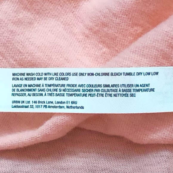 Free People Happy to See You Tee Papaya Orange Pink Size M - Picture 7 of 7